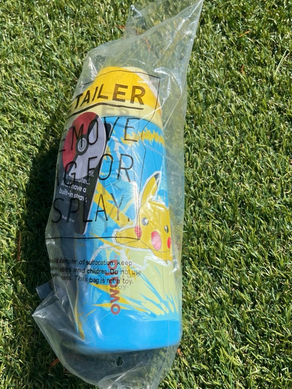 Pokemon Pikachu Blue and Yellow Owala cup Target Exclusive